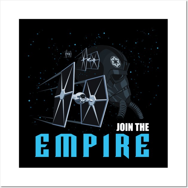 JOIN THE EMPIRE Wall Art by Baggss